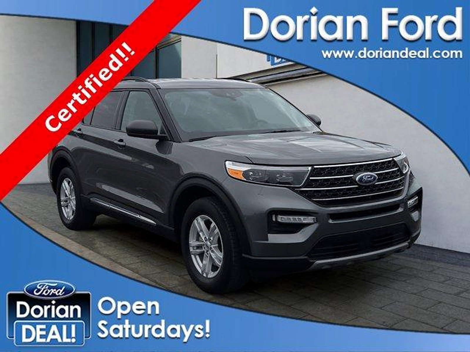 Certified 2023 Ford Explorer XLT w/ Equipment Group 202A
