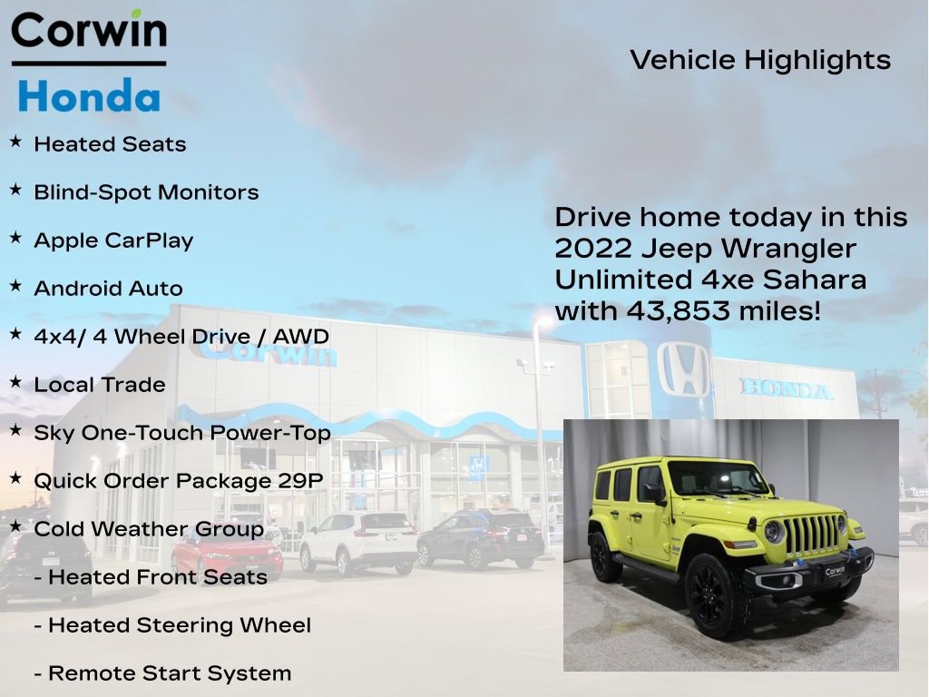 Used 2022 Jeep Wrangler Unlimited Sahara w/ Cold Weather Group image 7