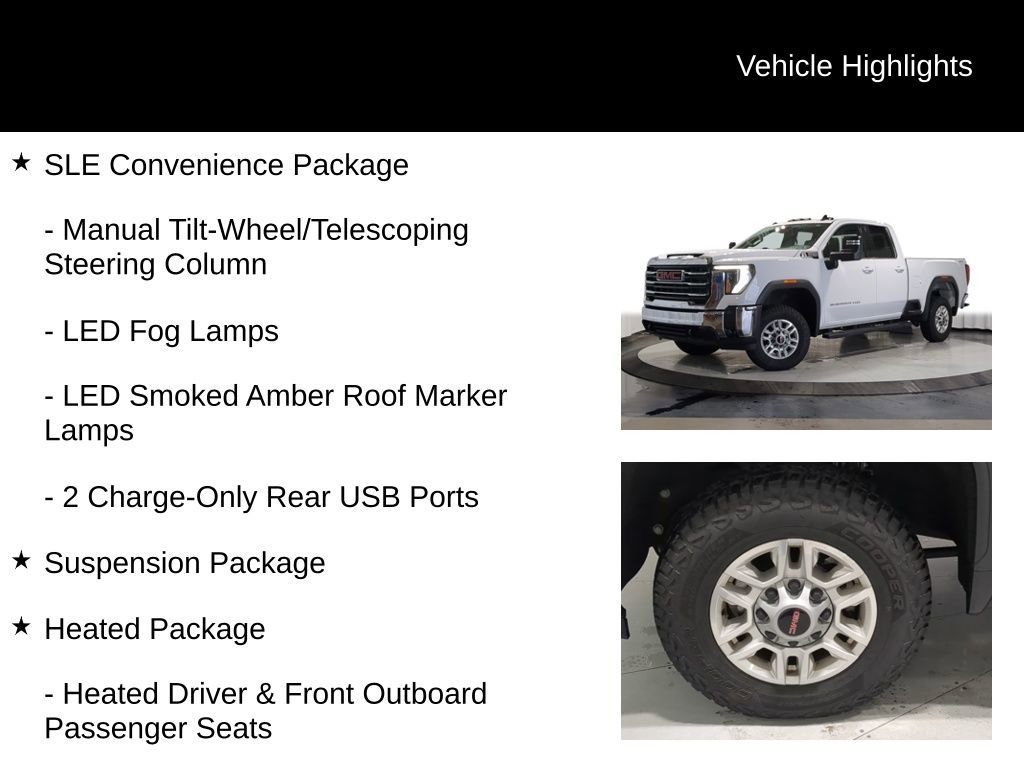 Used 2024 GMC Sierra 2500 SLE w/ SLE Convenience Package AWD/4WD image 25
