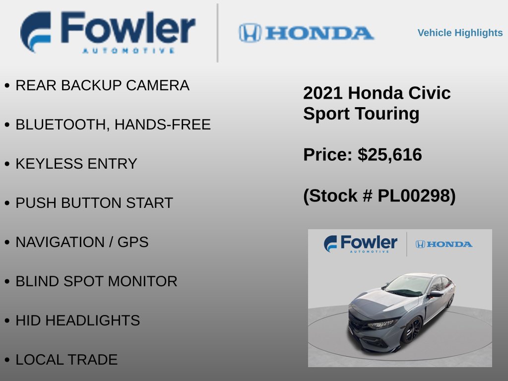 Used 2021 Honda Civic Sport Touring image 4