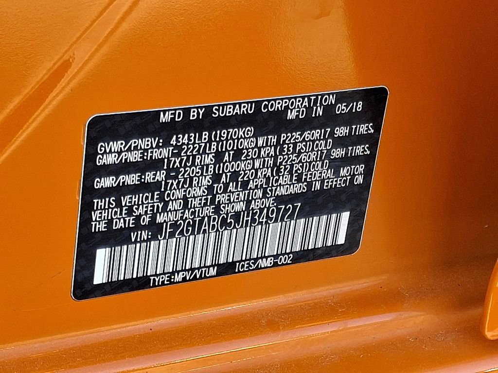 Used 2018 Subaru Crosstrek 2.0i Premium image 25