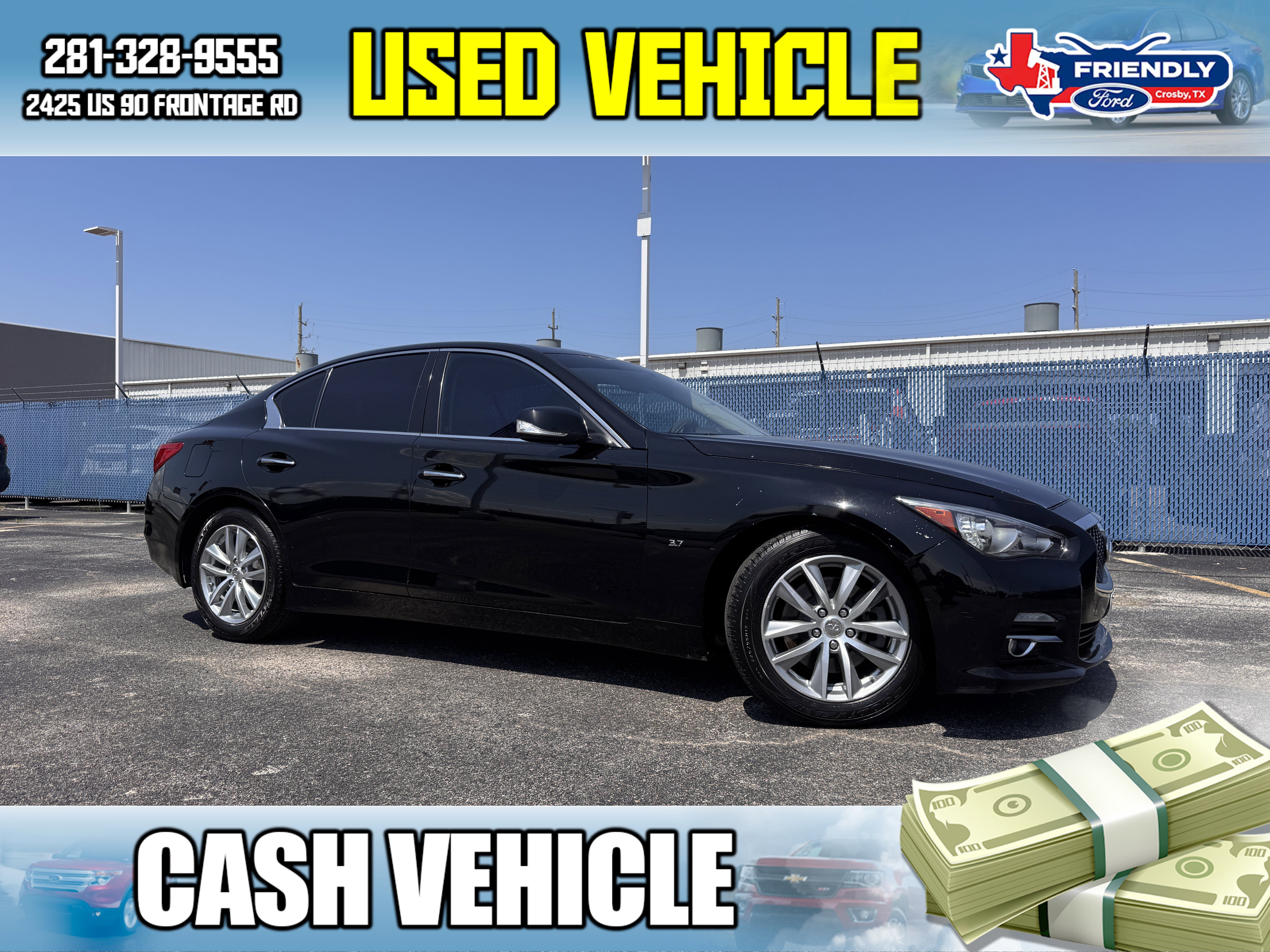 Used 2015 INFINITI Q50 w/ Moonroof Package