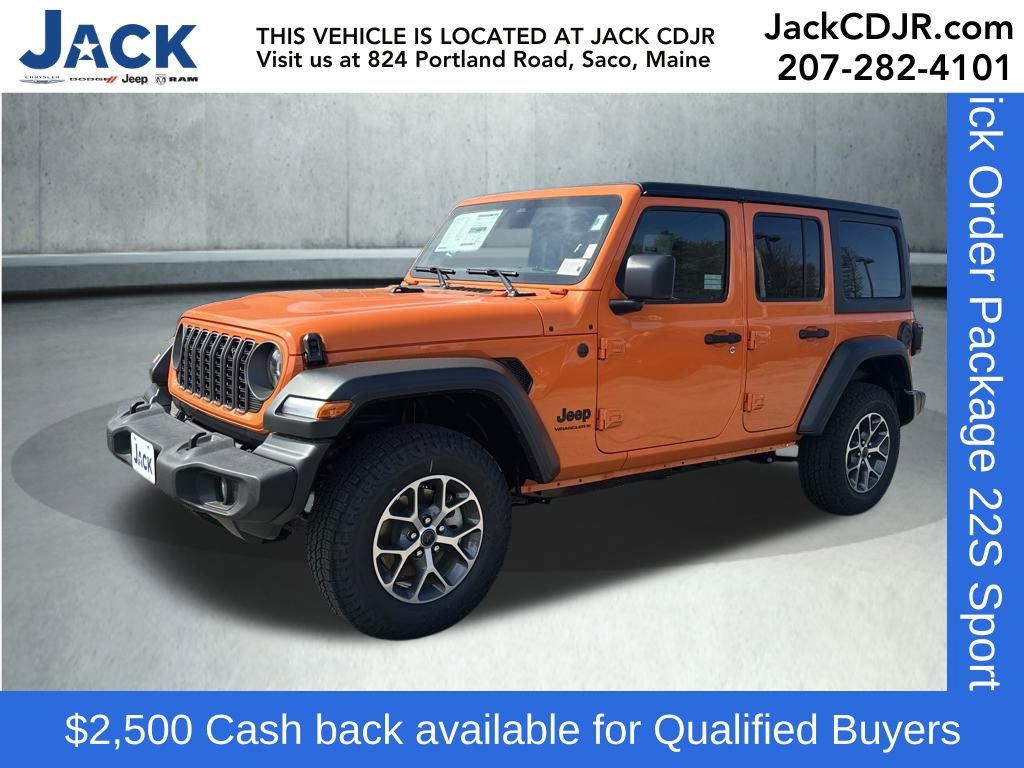 New 2025 Jeep Wrangler Sport S