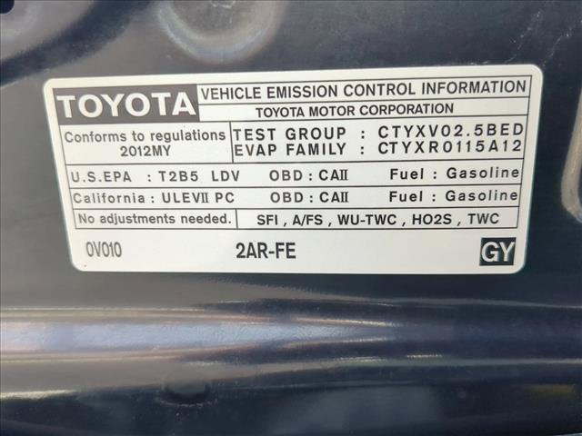 Used 2012 Toyota Camry SE FWD image 23