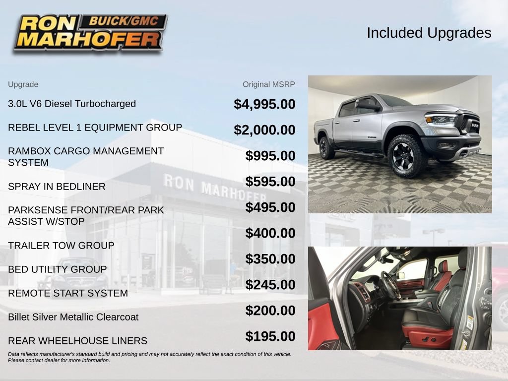Used 2020 RAM 1500 Rebel w/ Rebel Level 1 Equipment Group AWD/4WD image 6