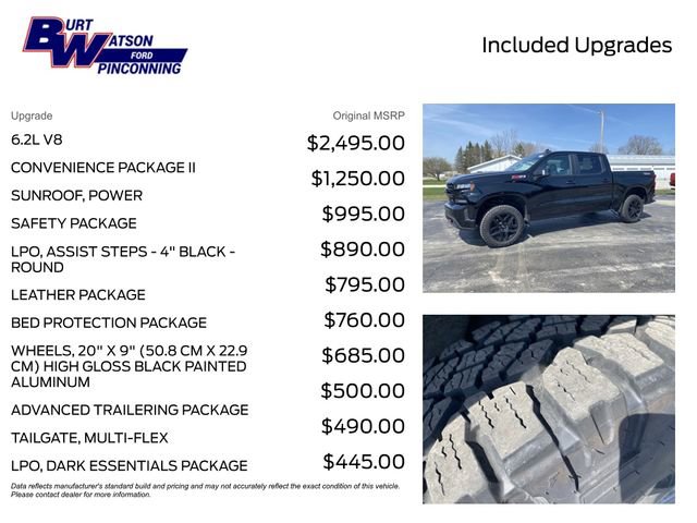Used 2022 Chevrolet Silverado 1500 LT Trail Boss w/ Convenience Package II AWD/4WD image 3