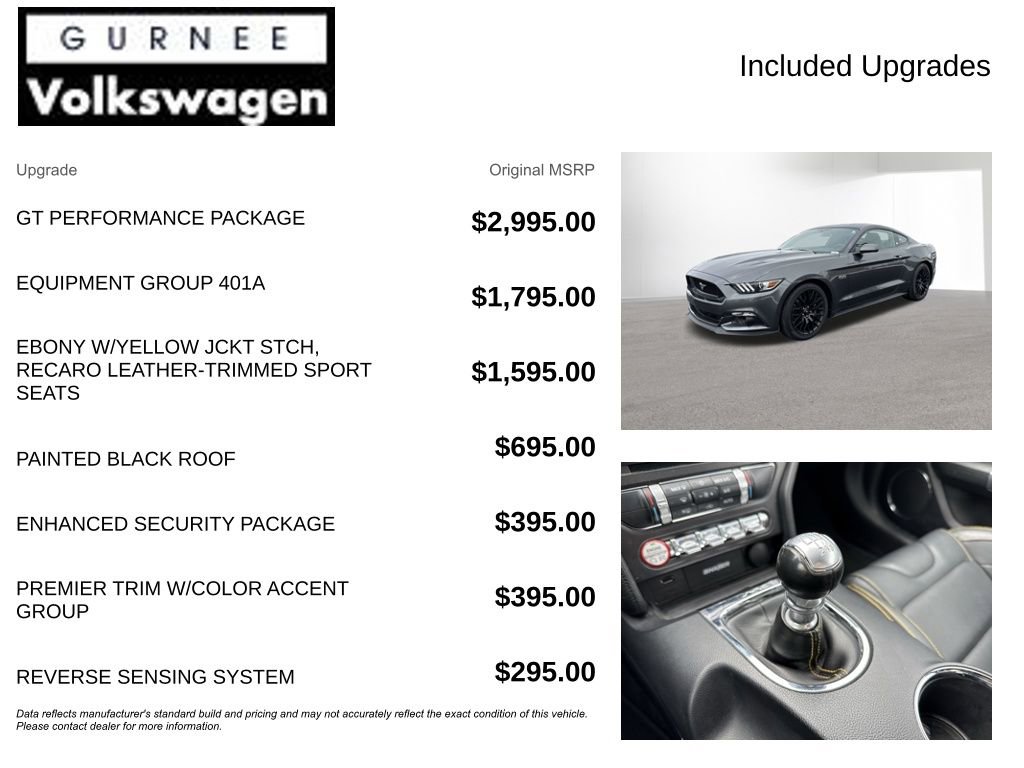 Used 2017 Ford Mustang GT Premium w/ GT Performance Package image 4