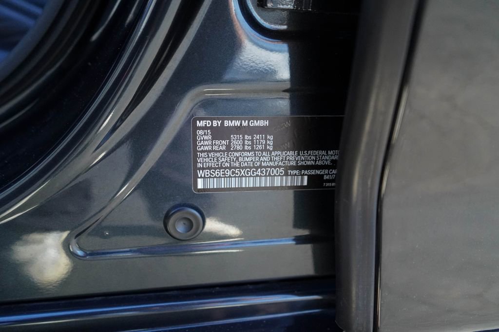 Used 2016 BMW M6 image 41