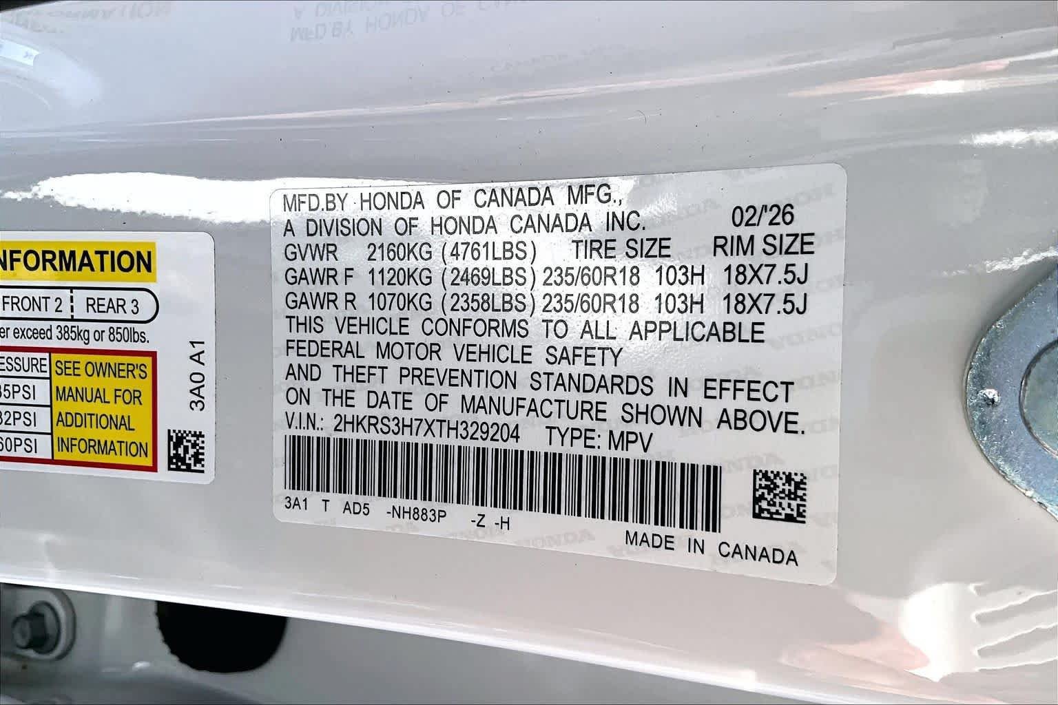 Certified 2026 Honda CR-V EX-L image 33