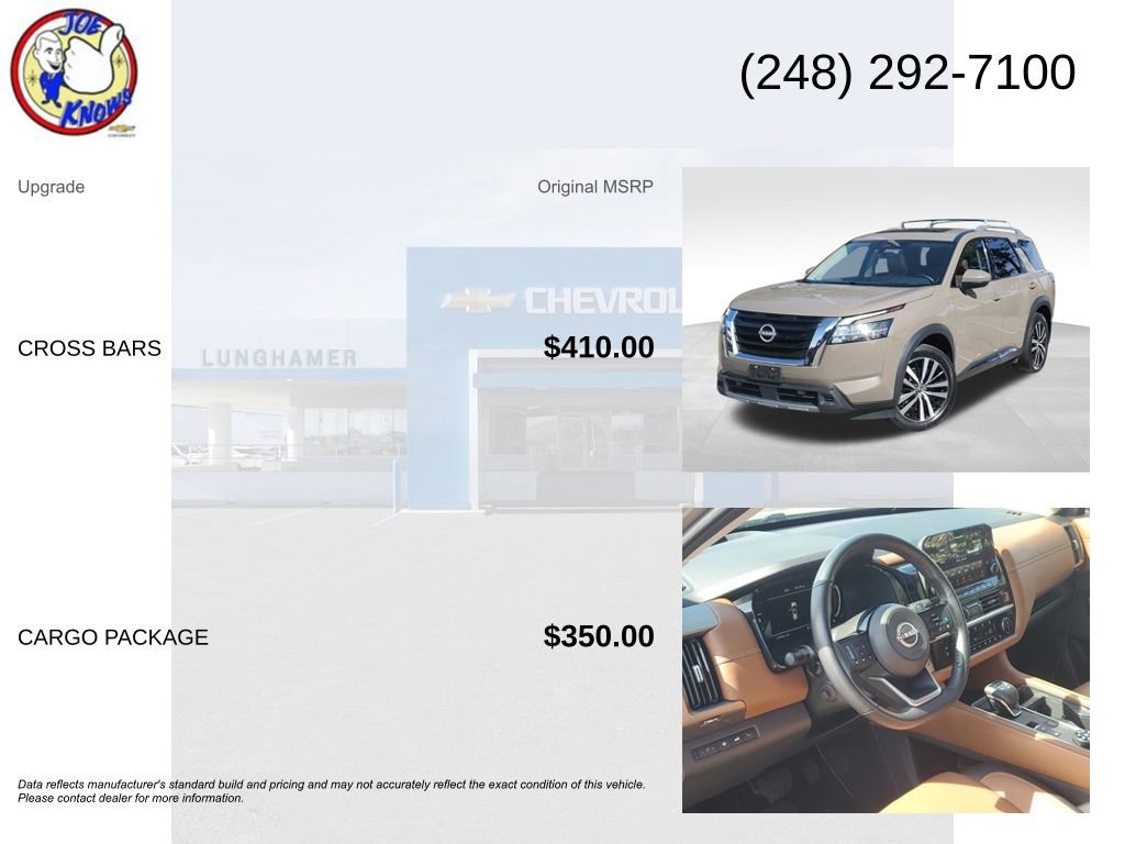 Used 2024 Nissan Pathfinder Platinum w/ Cargo Package AWD/4WD image 5