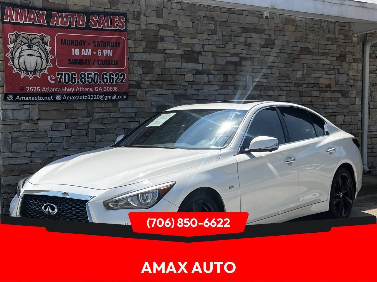Used 2019 INFINITI Q50 Signature Edition RWD image 1