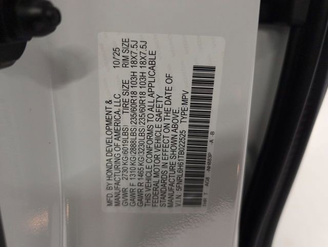 New 2026 Honda Odyssey EX-L image 38