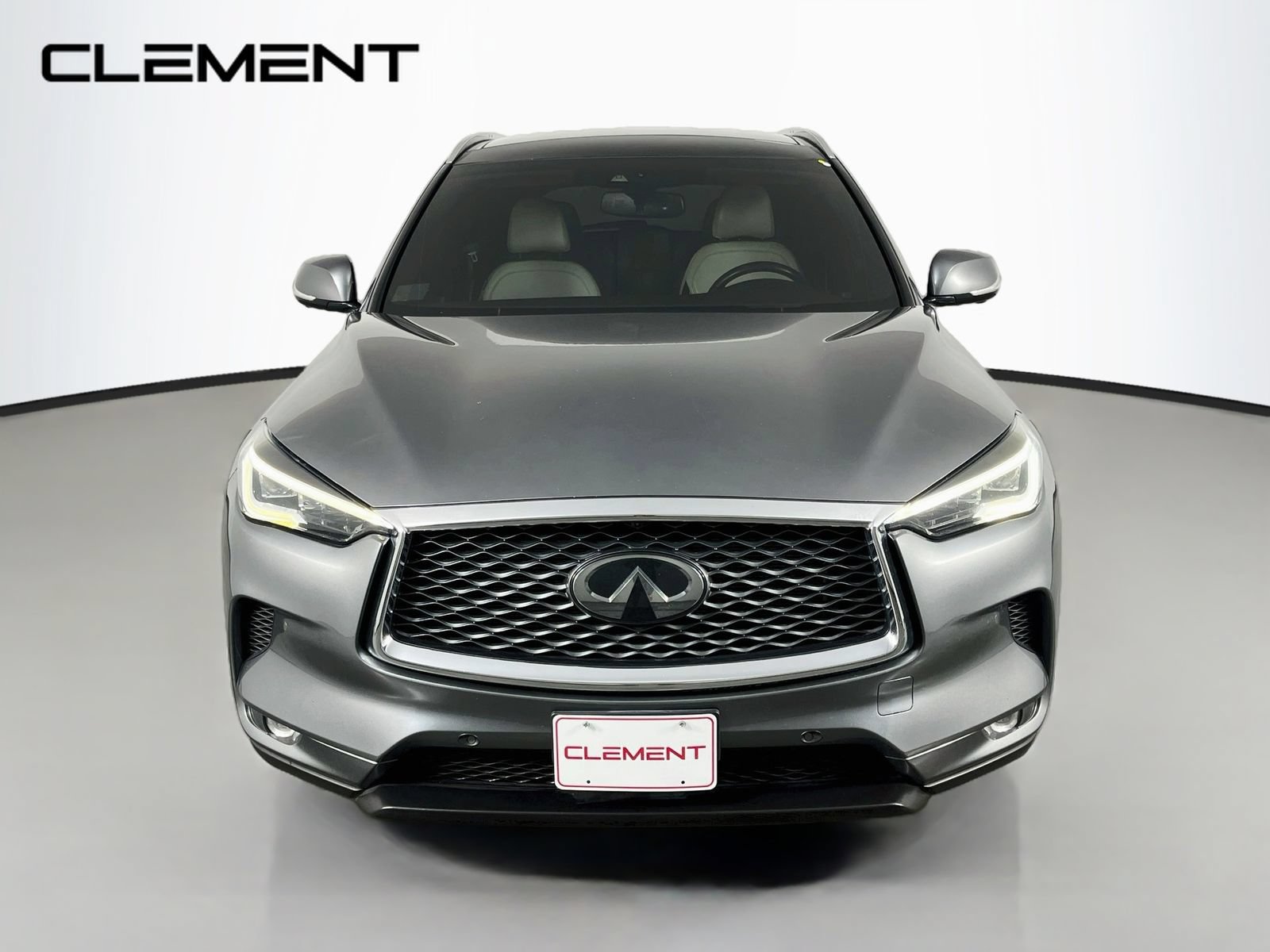 Used 2021 INFINITI QX50 Autograph w/ Premium White Leather Package AWD/4WD image 2