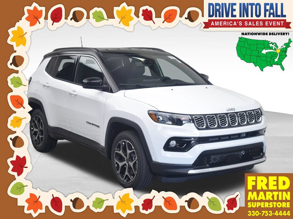 New 2026 Jeep Compass Limited AWD/4WD 360° Tour
