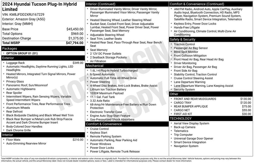 Certified 2024 Hyundai Tucson Limited image 50
