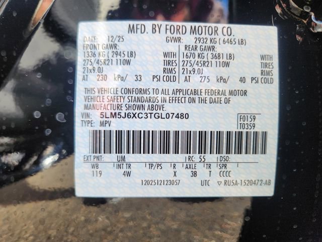 New 2026 Lincoln Aviator AWD w/ Jet Appearance Package image 23