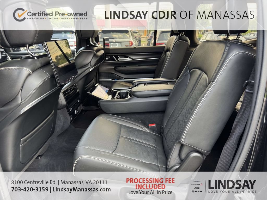 Certified 2024 Jeep Grand Wagoneer Series II Obsidian w/ Quick Order Packagew 28T AWD/4WD image 21
