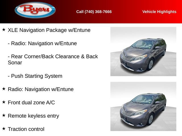 Used 2014 Toyota Sienna XLE FWD image 10