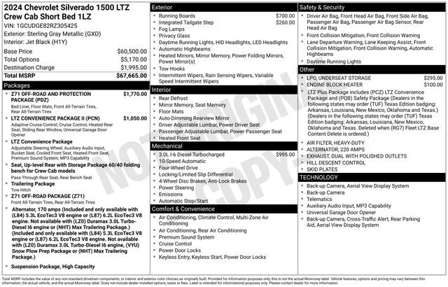 Used 2024 Chevrolet Silverado 1500 LTZ AWD/4WD image 3
