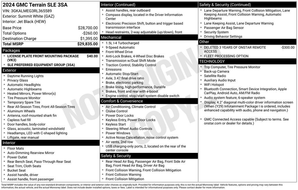 Used 2024 GMC Terrain SLE FWD image 16