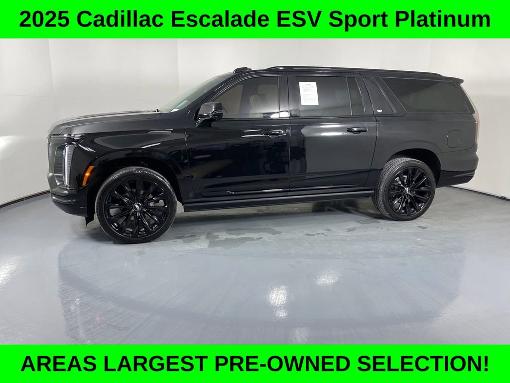Used 2025 Cadillac Escalade ESV Sport Platinum w/ LPO, ONYX Package image 3