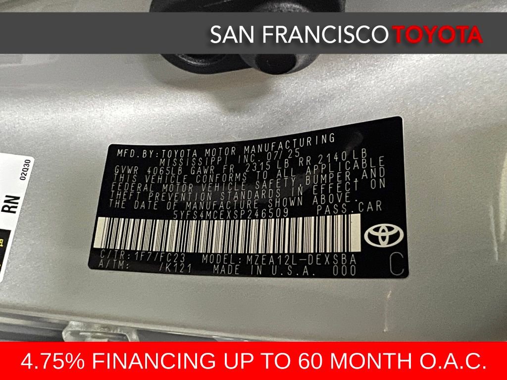 Certified 2025 Toyota Corolla SE image 37