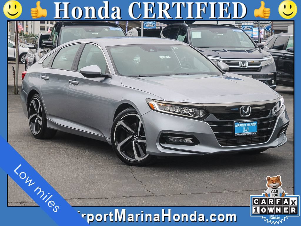 Certified 2020 Honda Accord Sport