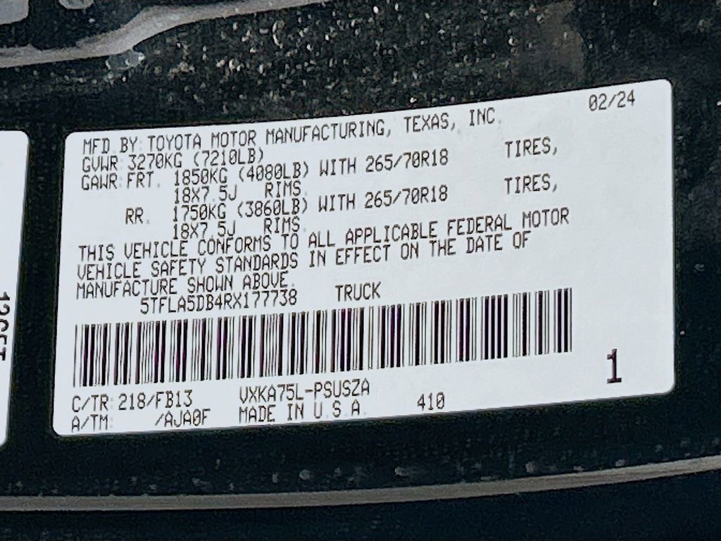 Used 2024 Toyota Tundra SR5 w/ SR5 Convenience Package image 28