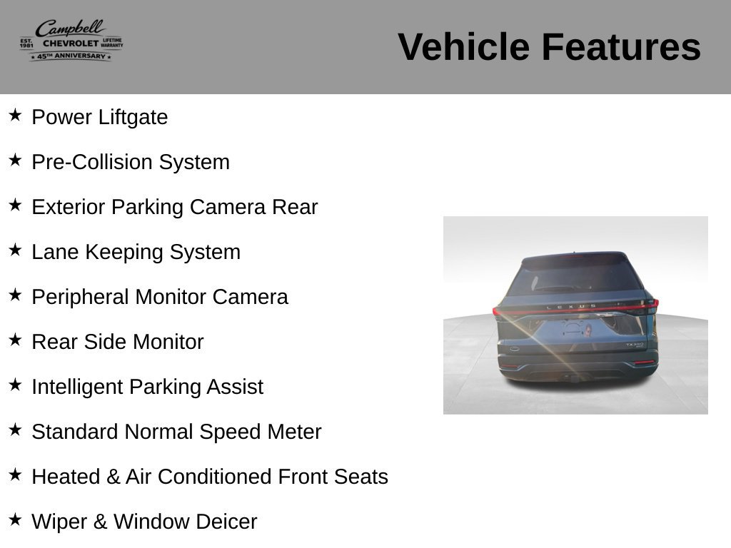 Used 2024 Lexus TX 350 AWD w/ Technology Package image 16
