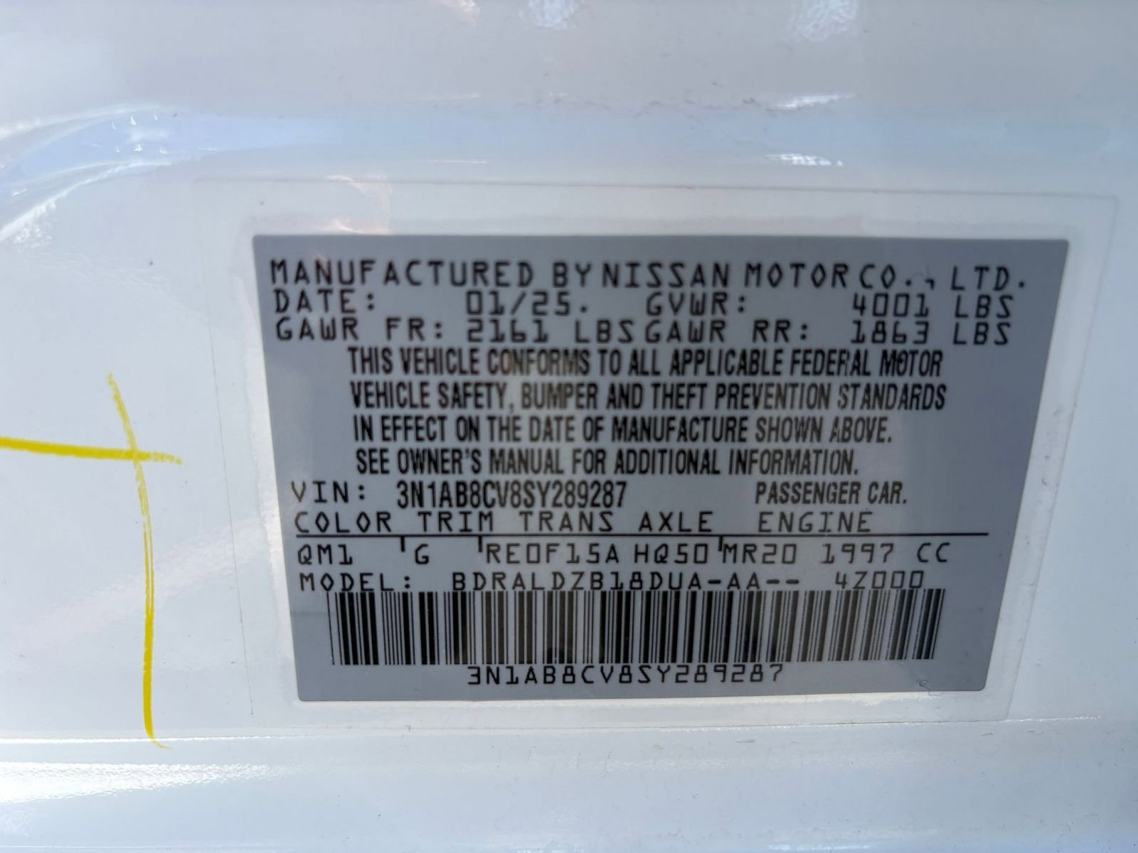 Used 2025 Nissan Sentra SV FWD image 27