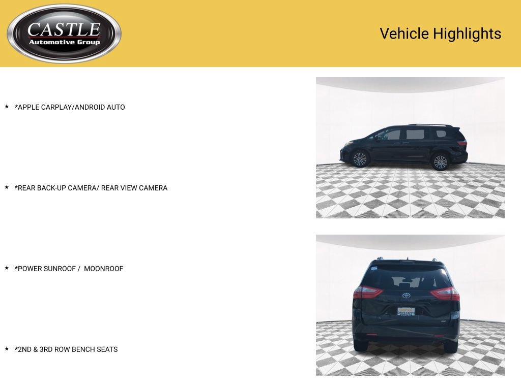 Used 2018 Toyota Sienna XLE w/ XLE Navigation Package FWD image 3
