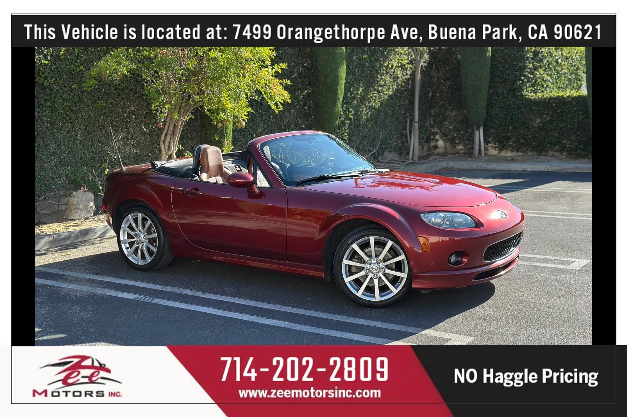 Used 2007 MAZDA MX-5 Miata Grand Touring w/ Premium Pkg RWD image 1