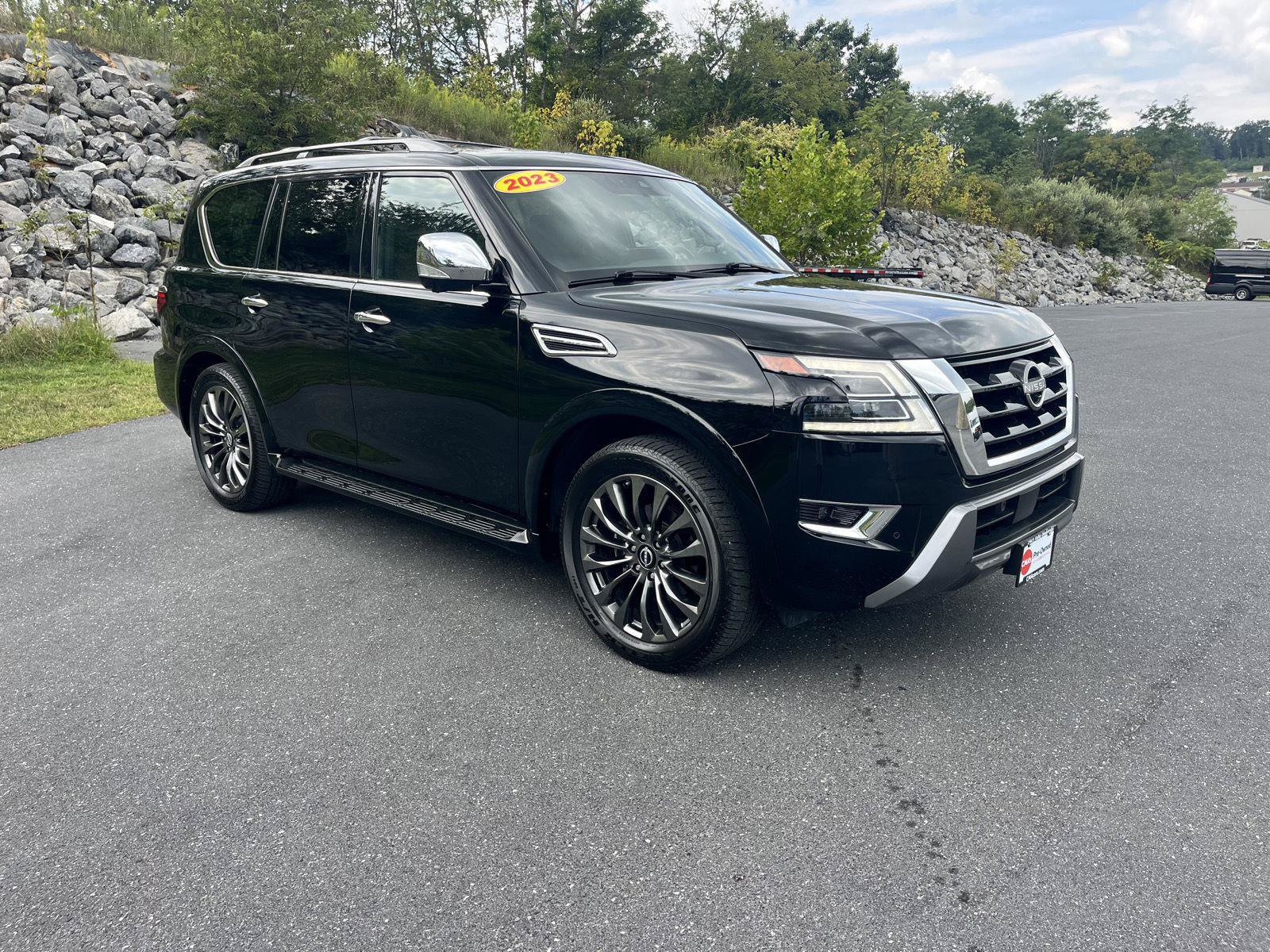 Certified 2023 Nissan Armada Platinum w/ Captain's Chairs Package