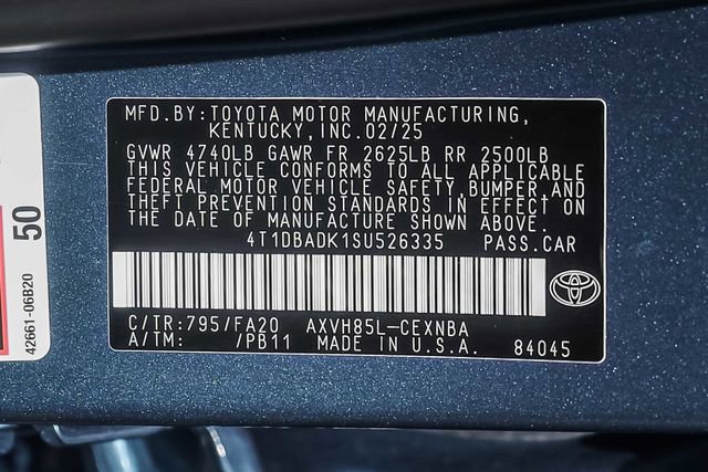 Used 2025 Toyota Camry LE w/ Convenience Package AWD/4WD image 29