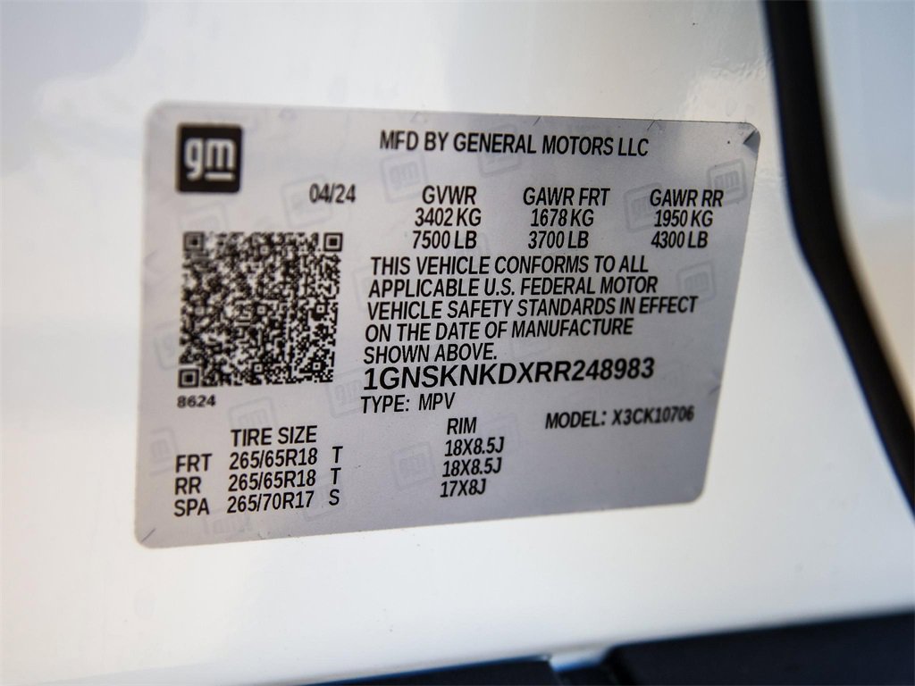 Used 2024 Chevrolet Tahoe LT w/ Luxury Package image 38