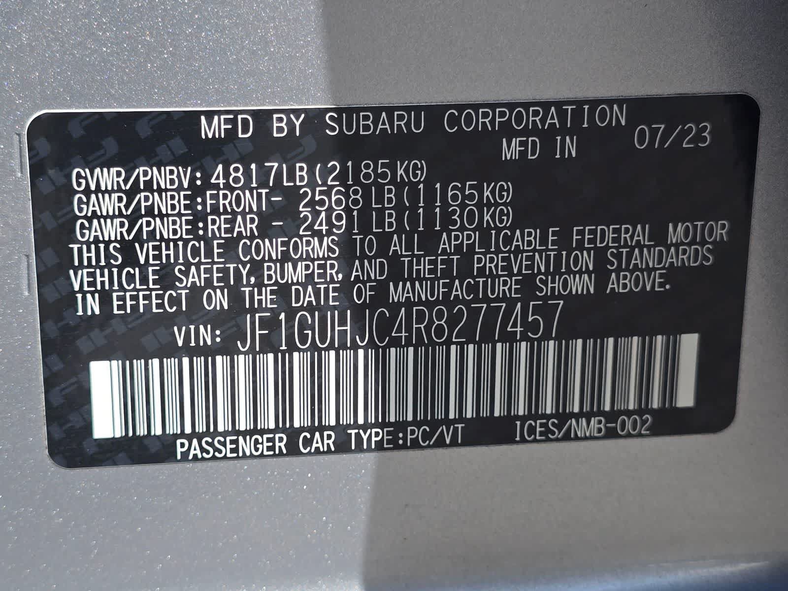 Certified 2024 Subaru Impreza RS AWD/4WD image 31