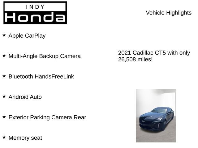 Used 2021 Cadillac CT5 V AWD/4WD image 7