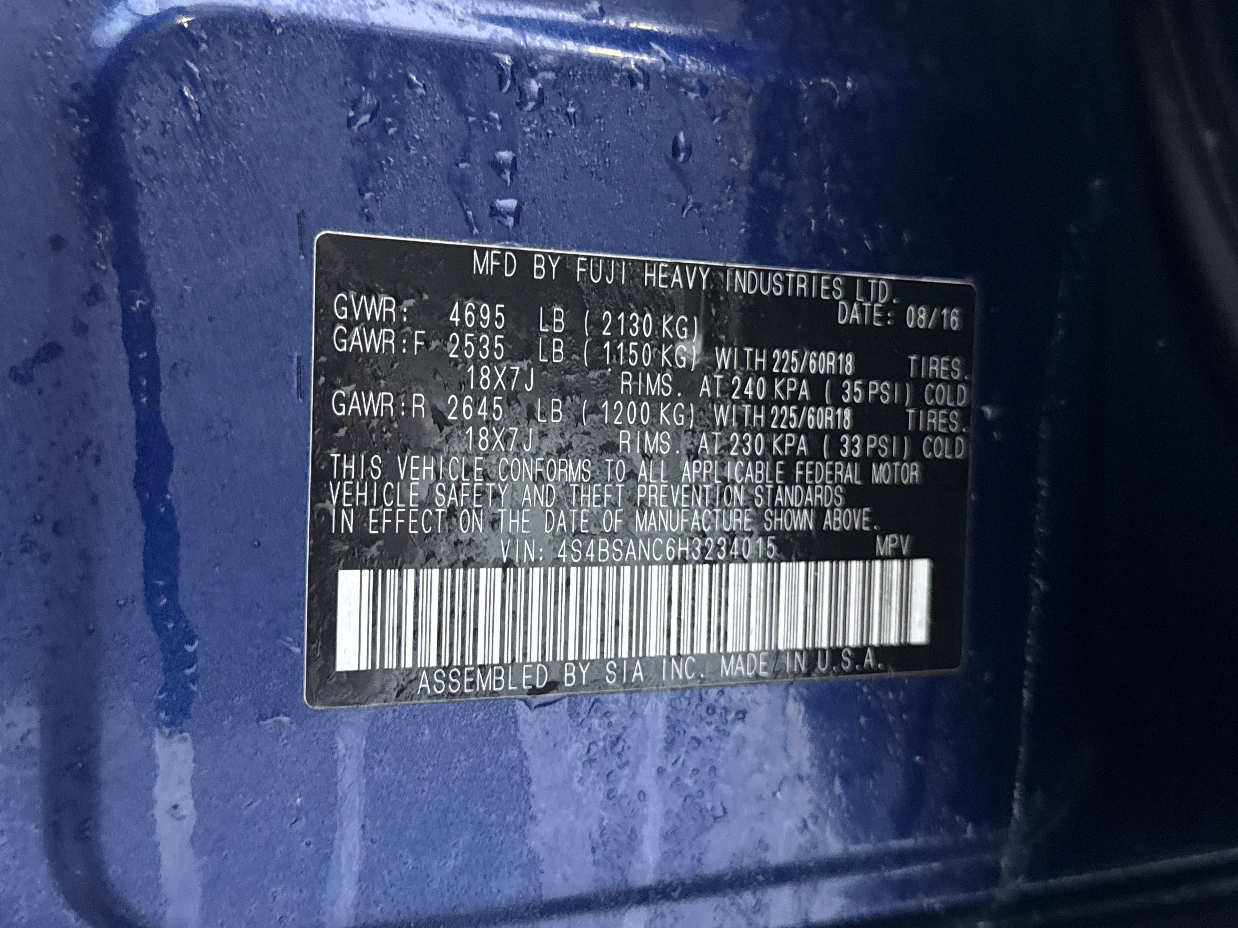 Used 2017 Subaru Outback 2.5i Limited image 33