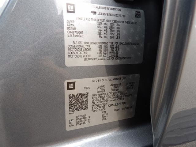 Certified 2021 Chevrolet Silverado 1500 Custom image 18