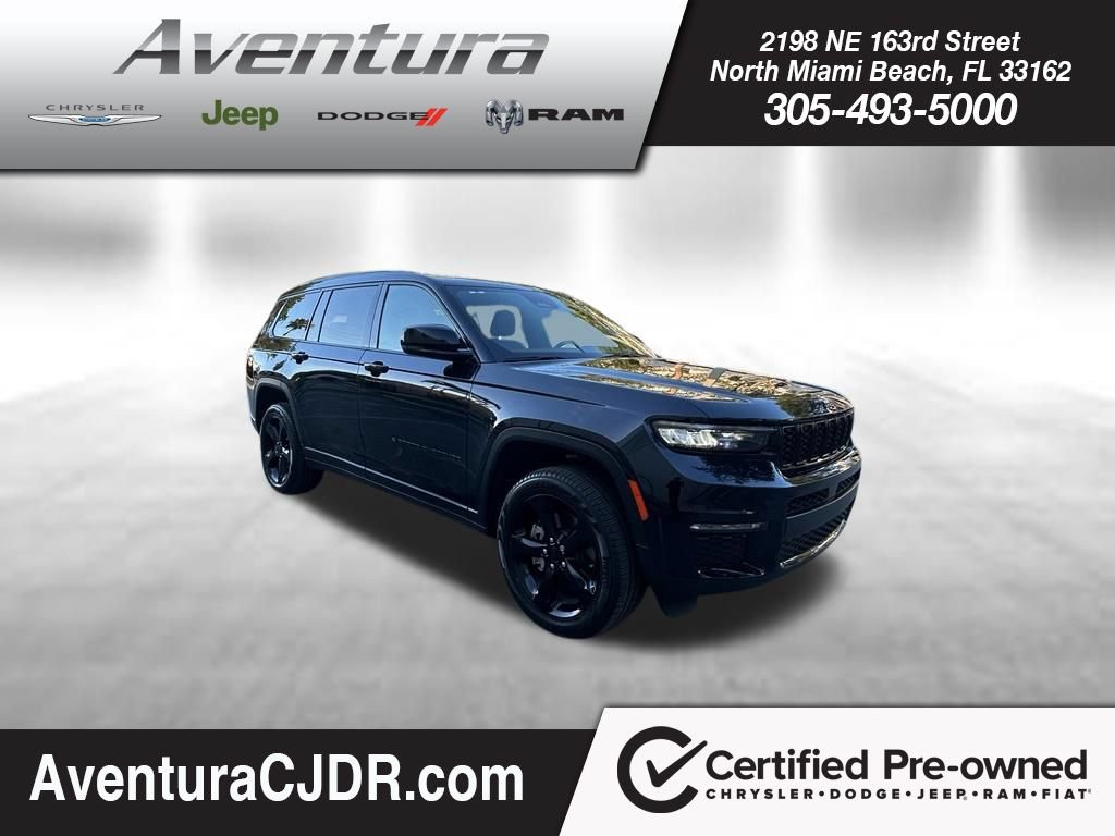 Used 2024 Jeep Grand Cherokee L Limited w/ Black Appearance Package RWD 360° Tour