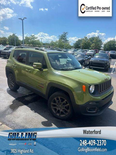 Certified 2016 Jeep Renegade 75th Anniversary AWD/4WD image 1