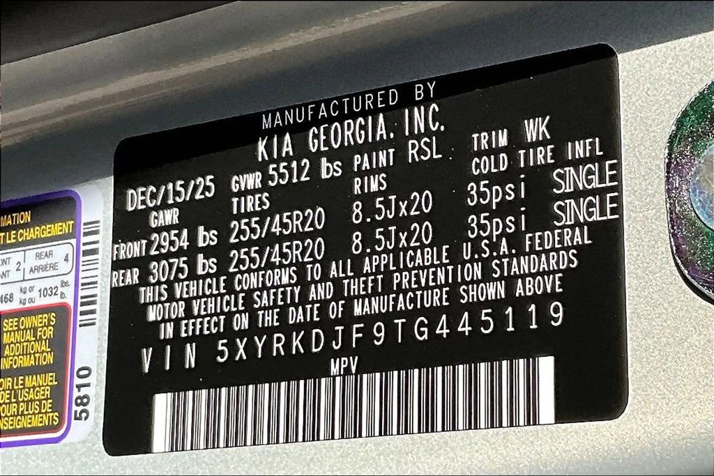 New 2026 Kia Sorento SX Prestige w/ Olive Brown Leather Package image 8