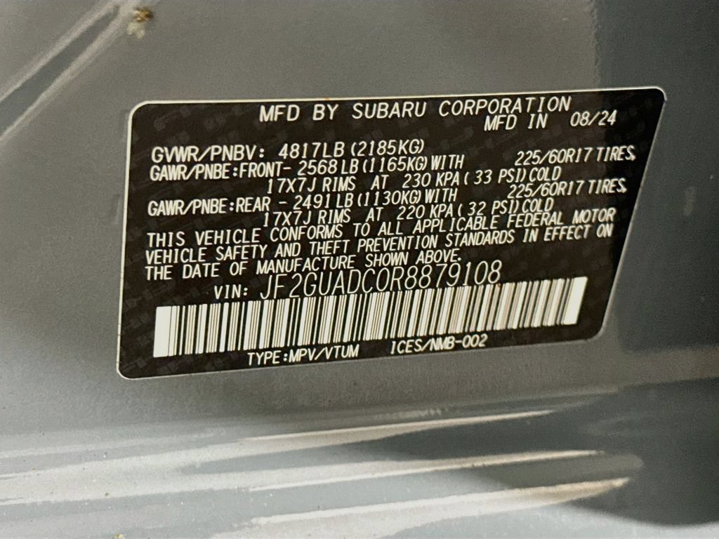 Certified 2024 Subaru Crosstrek 2.0i Premium w/ Crosstrek Mirror Package AWD/4WD image 33