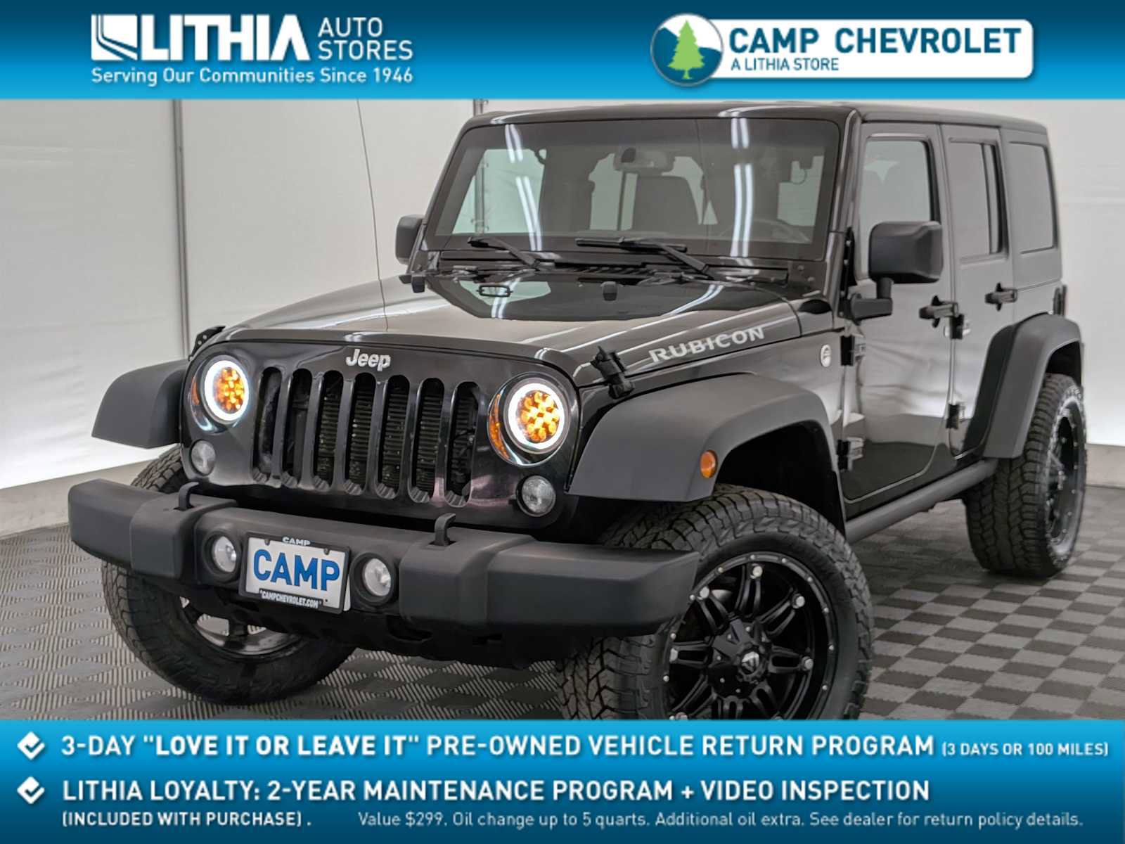Used 2015 Jeep Wrangler Unlimited Rubicon w/ Connectivity Group