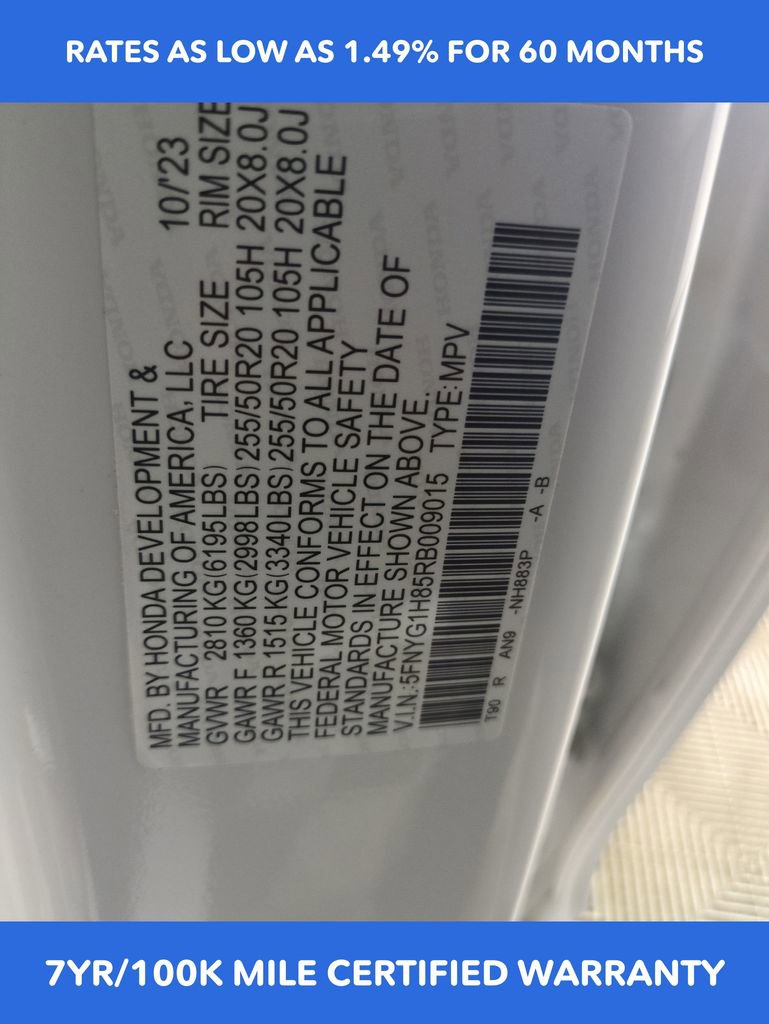 Certified 2024 Honda Pilot Elite image 30