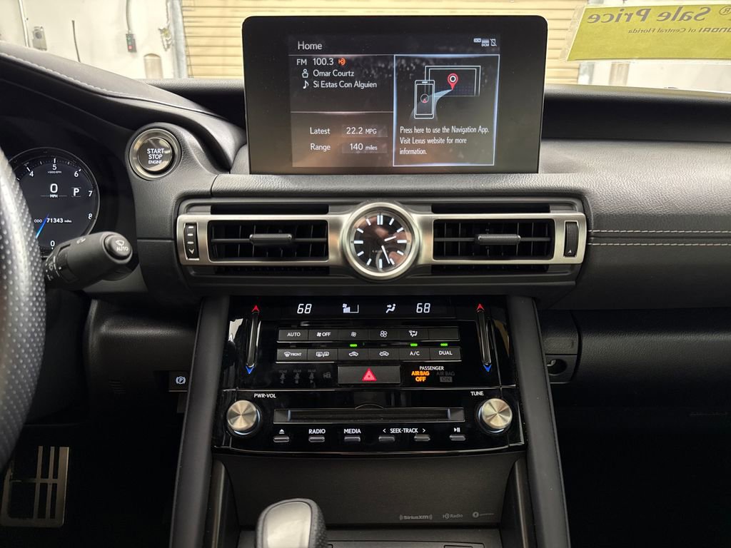 Used 2021 Lexus IS 350 F Sport w/ Accessory Package AWD/4WD image 17