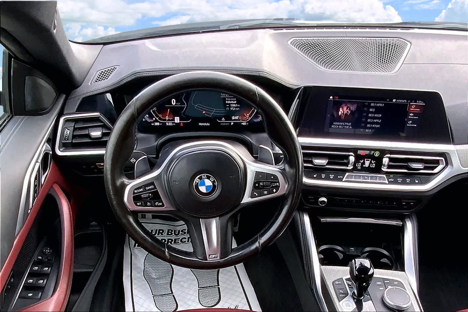Used 2023 BMW 430i Convertible w/ M Sport Package RWD image 13