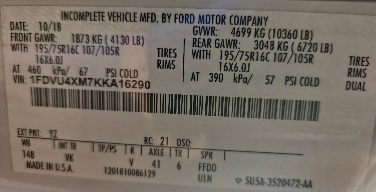 Used 2019 Ford Transit 350 XL image 74