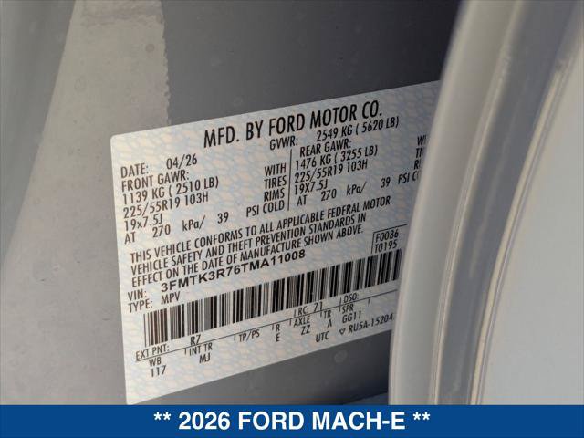 New 2026 Ford Mustang Mach-E Premium w/ Sport Appearance Package RWD image 20