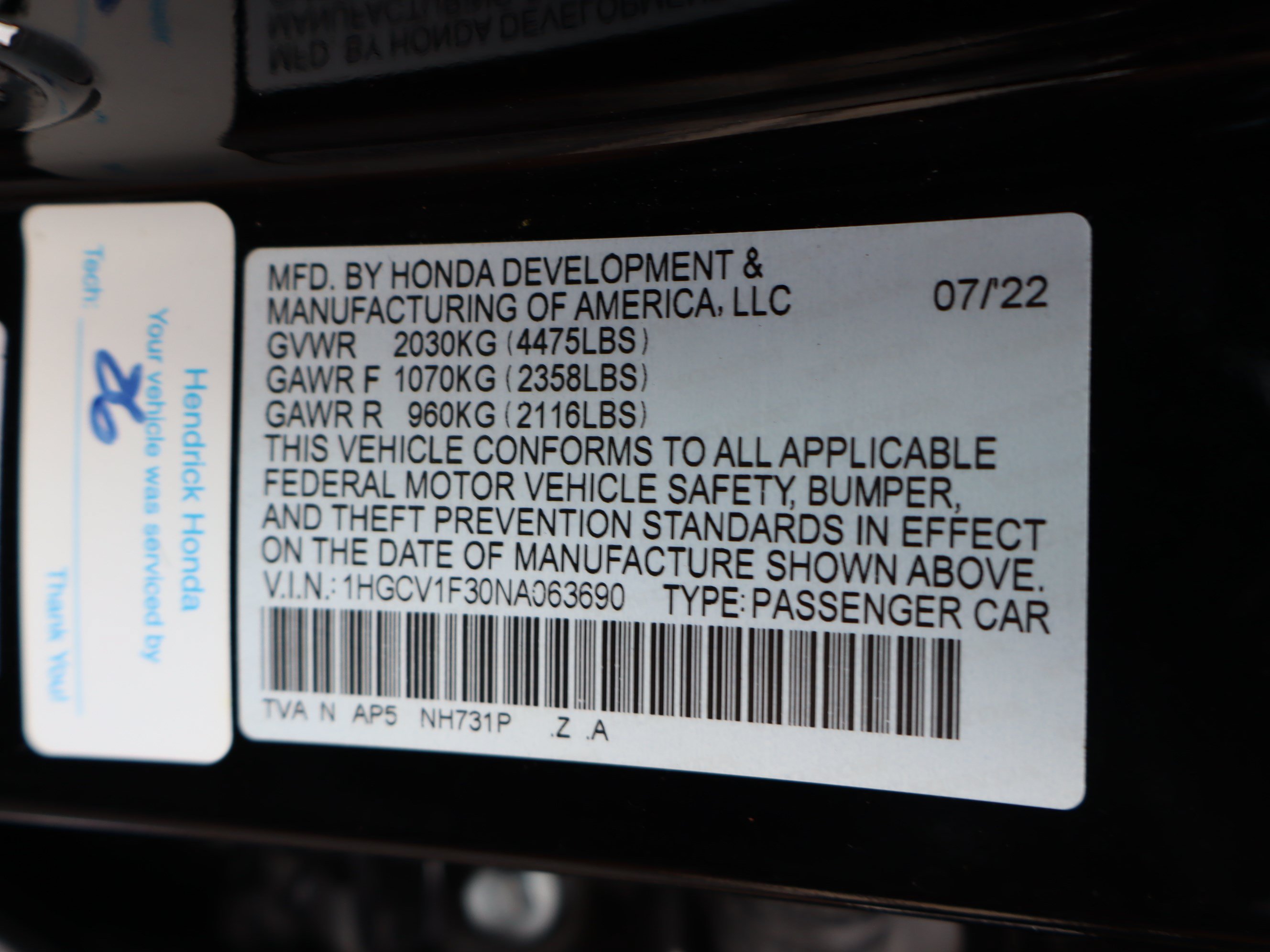 Used 2022 Honda Accord Sport image 42